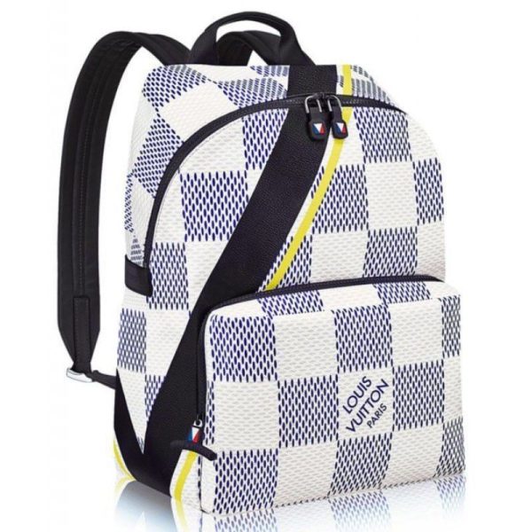 Apollo Backpack Damier Azur N44017 White