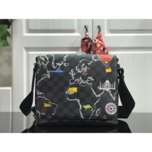 District PM Damier Graphite N40238