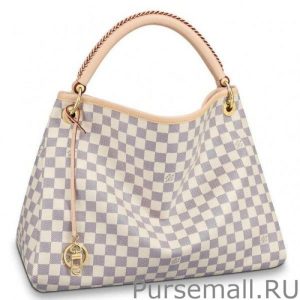 Artsy MM Bag Damier Azur N40253