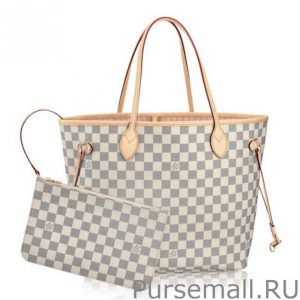 Neverfull MM Damier Azur Canvas N41605