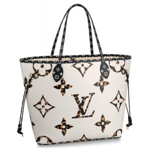 Neverfull MM Monogram Jungle Leopard Zebra m44716