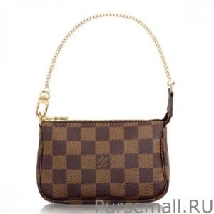 Mini Pochette Accessoires Damier Ebene N58009