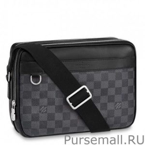 Trocadero Messenger NM PM Damier Graphite N40087
