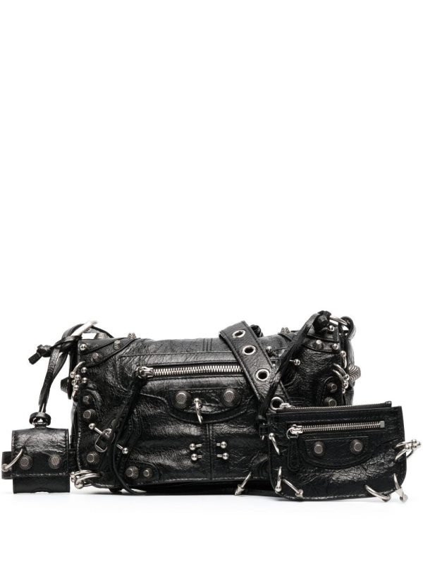Balenciaga stud-embellished shoulder bag
