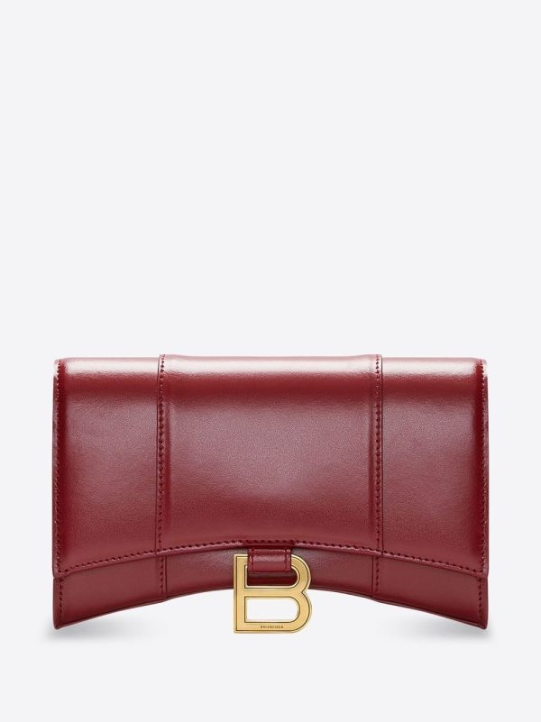 Balenciaga Valentine's Day 22 Hourglass wallet shoulder bag