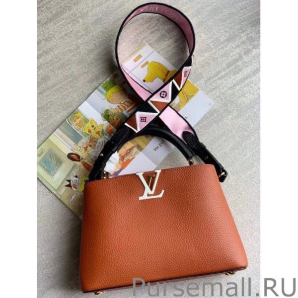 Capucines BB Bag In Brown Leather M59266 - Image 2