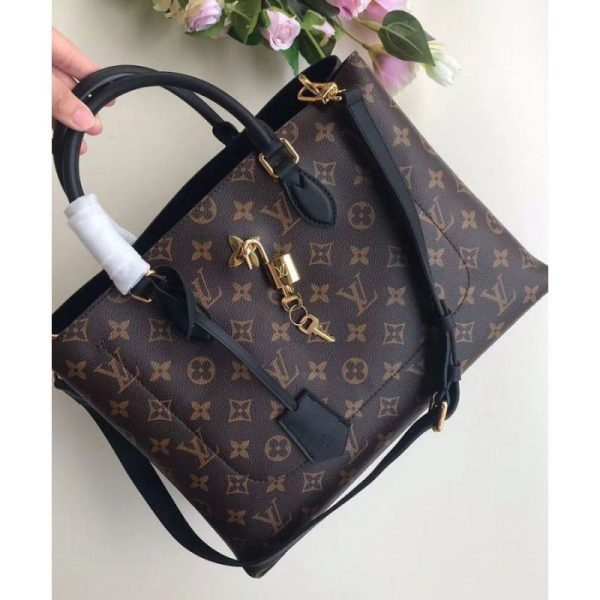 Flower Tote Monogram Canvas M43550 Black - Image 2