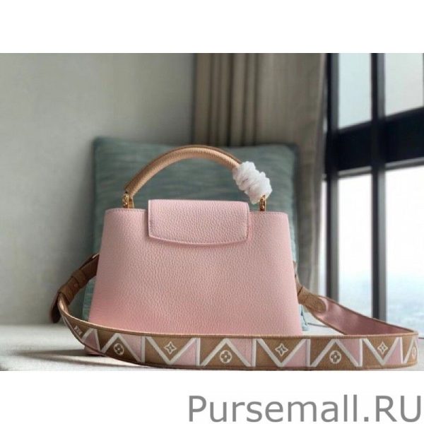 Capucines BB Bag In Pink Leather M59061 - Image 2