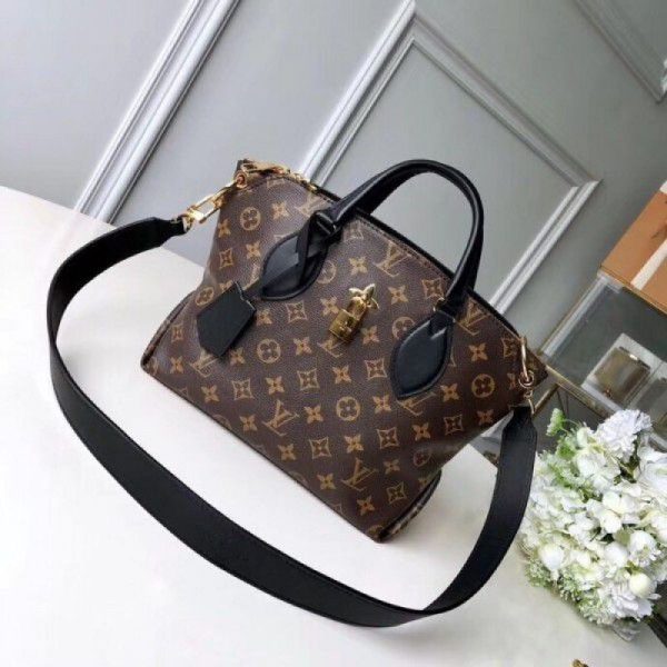 Flower Zipped Tote BB Monogram Canvas M44351 Black - Image 2