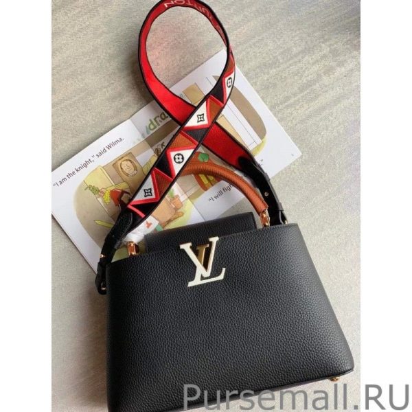 Capucines MM Bag In Black Leather M59020 - Image 2