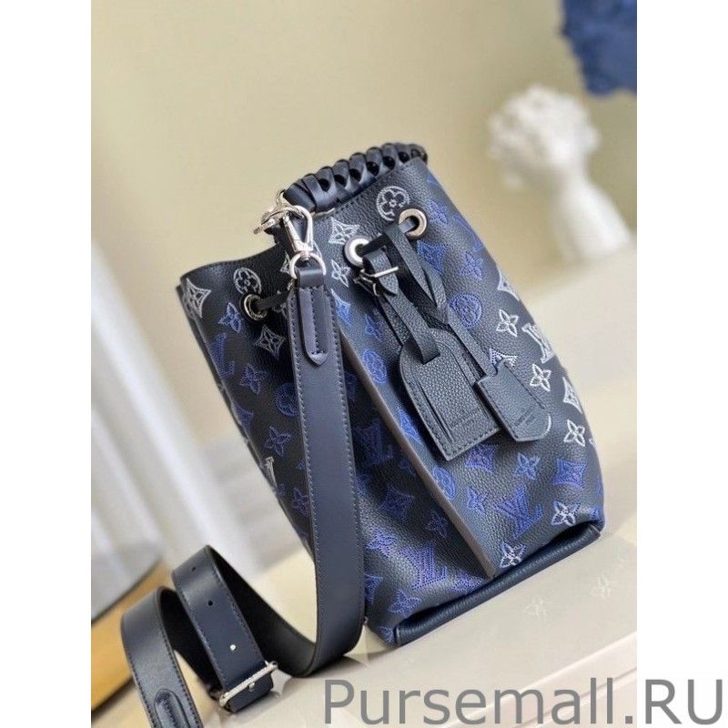 Muria Bag In Blue Mahina Leather M59554 - Image 2
