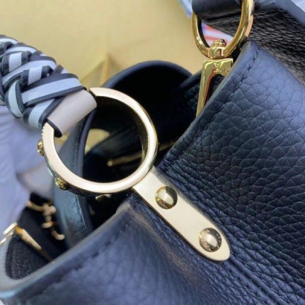 Capucines PM Bag With Braided Handle M55083 Black - Image 2