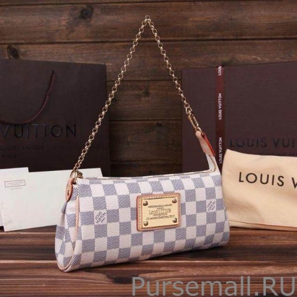Eva Clutch Damier Azur Canvas N55214 - Image 2