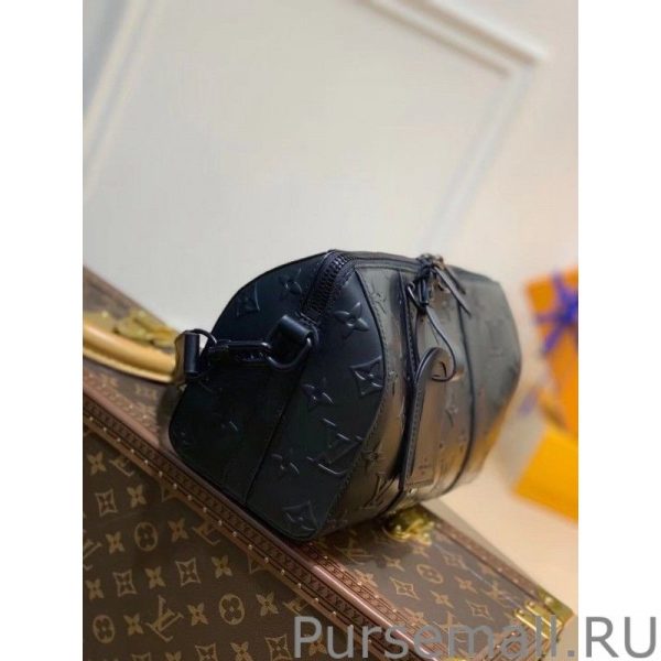 City Keepall Bag In Monogram Seal Leather M57955 - Image 2