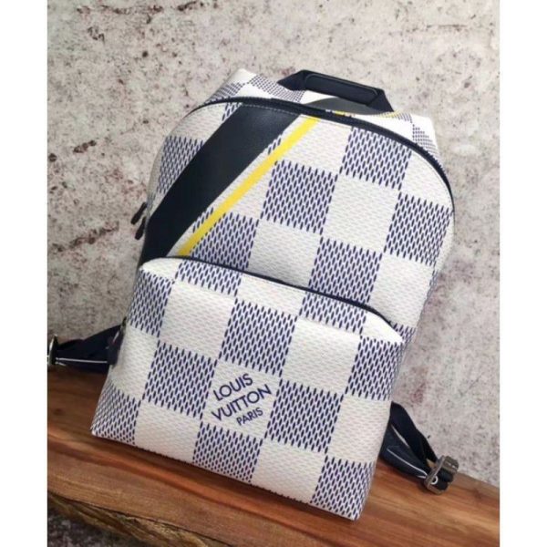 Apollo Backpack Damier Azur N44017 White - Image 2