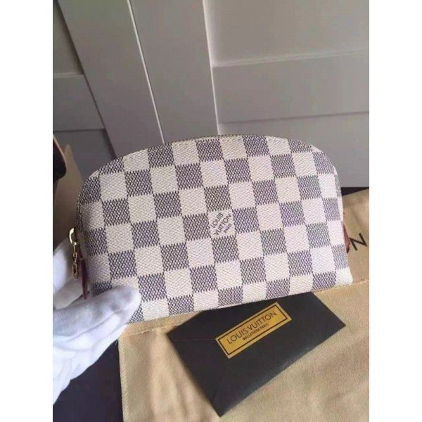 Cosmetic Pouch Damier Azur N60024 - Image 2