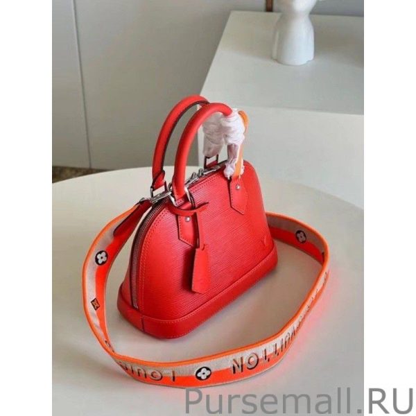 Epi Alma BB Bag With Jacquard Strap M57429 - Image 2