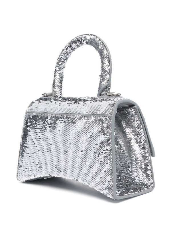 Balenciaga Hourglass XS sequin-embellished bag - Image 3
