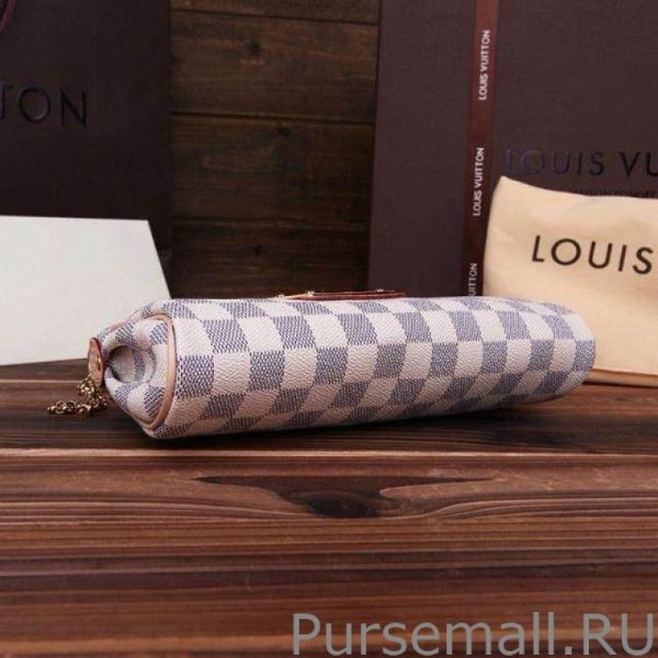 Eva Clutch Damier Azur Canvas N55214 - Image 3