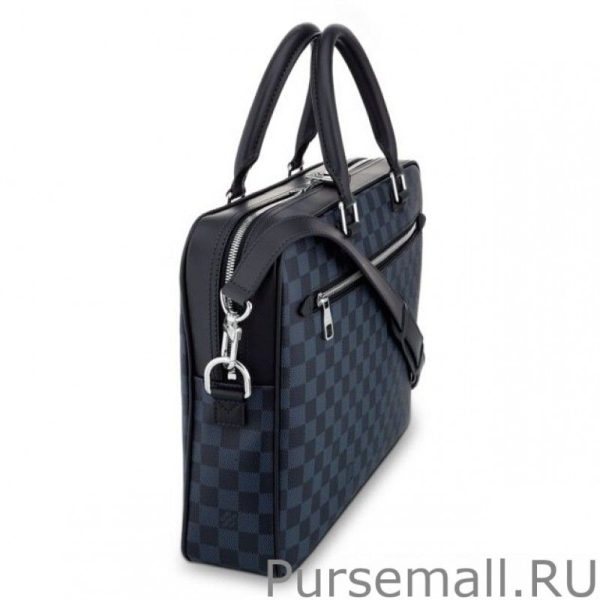 Porte Document Business Damier Cobalt N41347 - Image 3