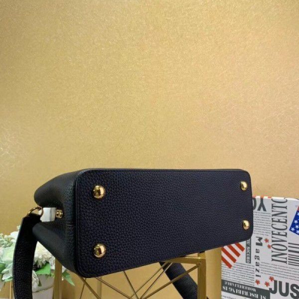Capucines PM Bag With Braided Handle M55083 Black - Image 3
