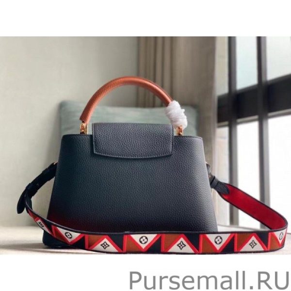 Capucines MM Bag In Black Leather M59020 - Image 3