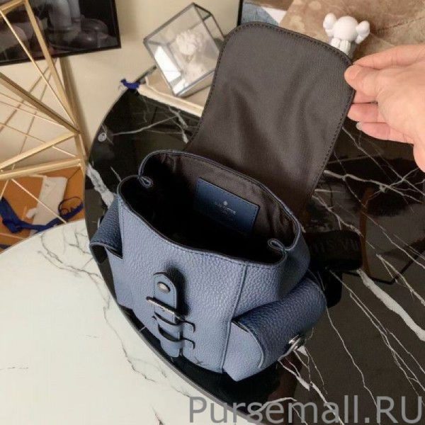 Christopher XS Bag In Navy Blue Leather M58494 - Image 3