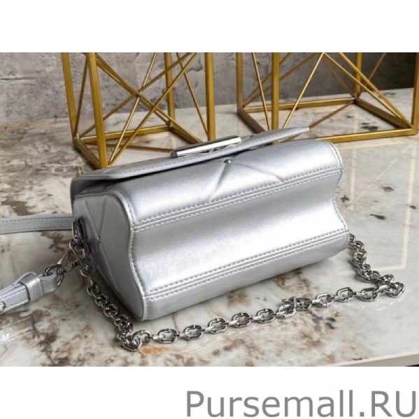 Twist PM Bag In Silver Lambskin M59031 - Image 3