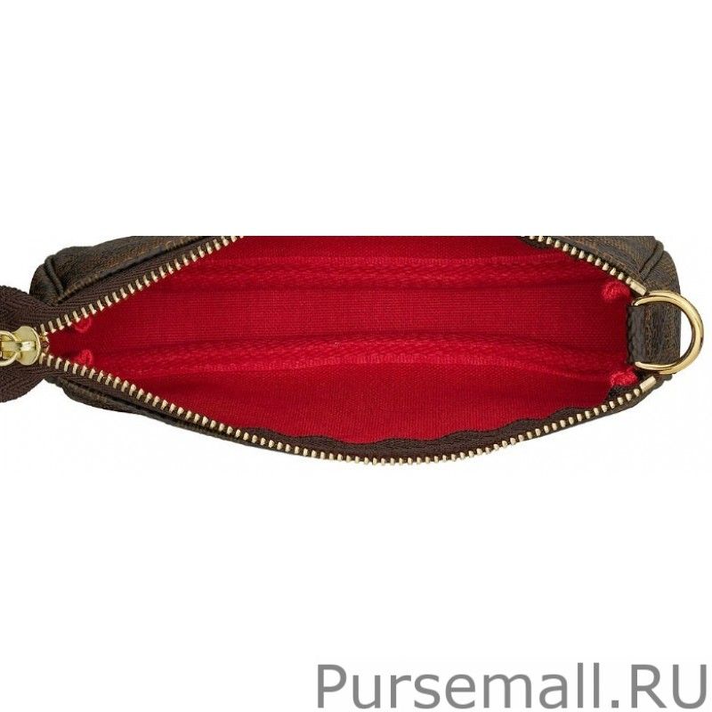 Mini Pochette Accessoires Damier Ebene N58009 - Image 3