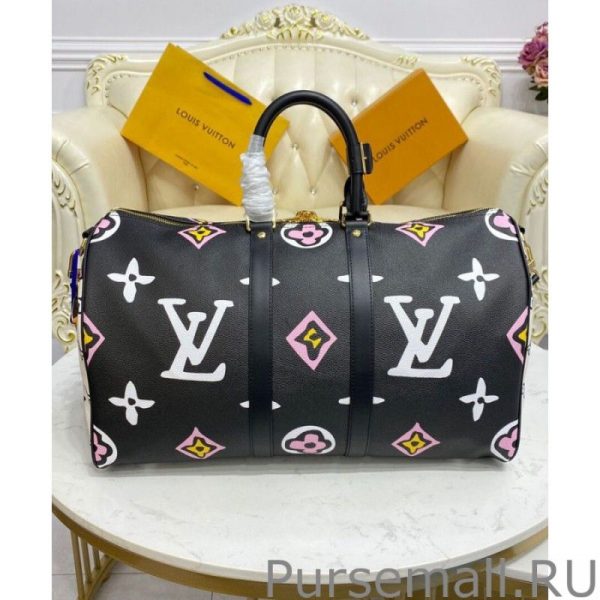 Keepall Bandouliere 45 Bag M58656 Black - Image 3