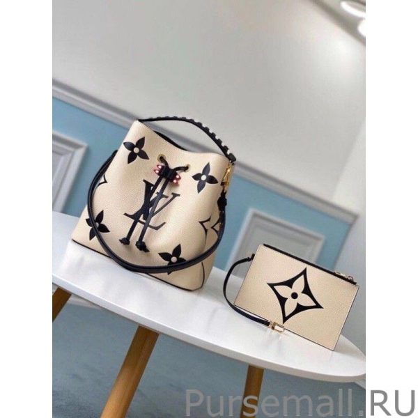 LV Crafty NeoNoe MM Cremel Bag M56889 - Image 3