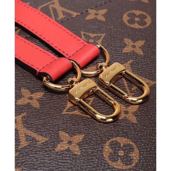 Flower Tote Monogram Canvas M43553 Red - Image 3
