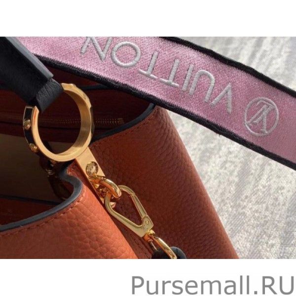 Capucines BB Bag In Brown Leather M59266 - Image 3