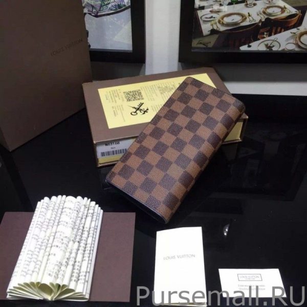 Brazza Wallet Damier Ebene Canvas N63168 - Image 3
