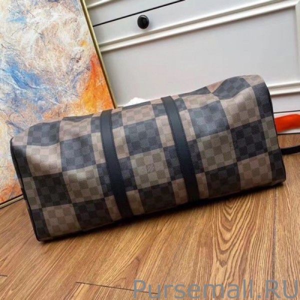 Keepall Bandouliere 50 Damier Graphite Giant N40420 - Image 3