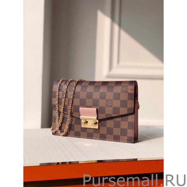 Croisette Chain Wallet Damier Ebene N60287 - Image 3