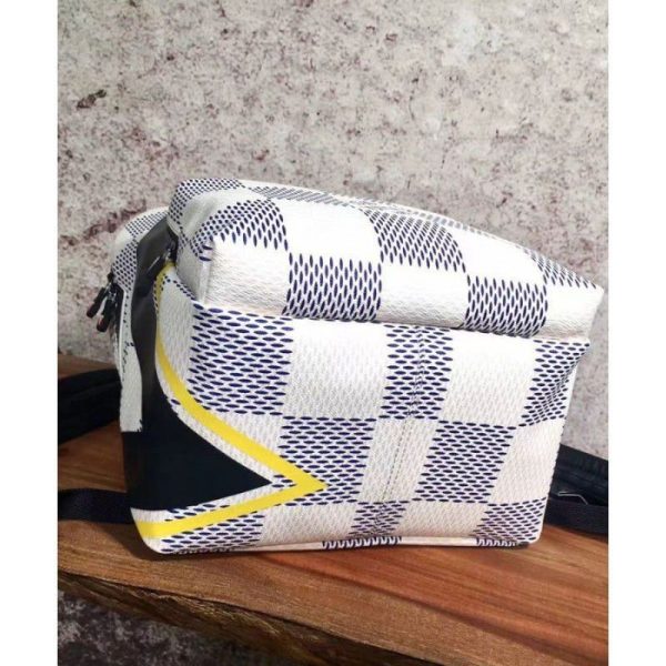 Apollo Backpack Damier Azur N44017 White - Image 3
