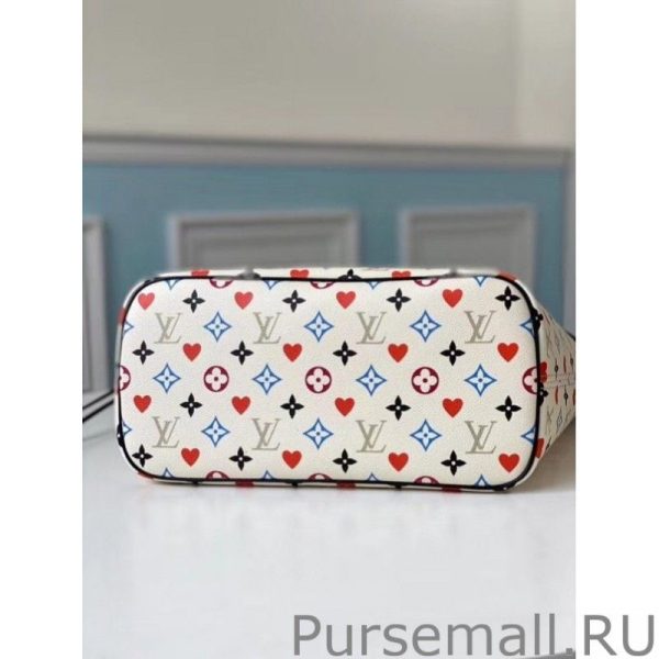 Game On Neverfull MM White Bag M57462 - Image 3