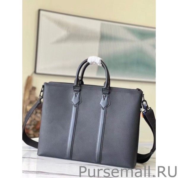 Lock It Tote In Aerogram Leather M59158 - Image 2
