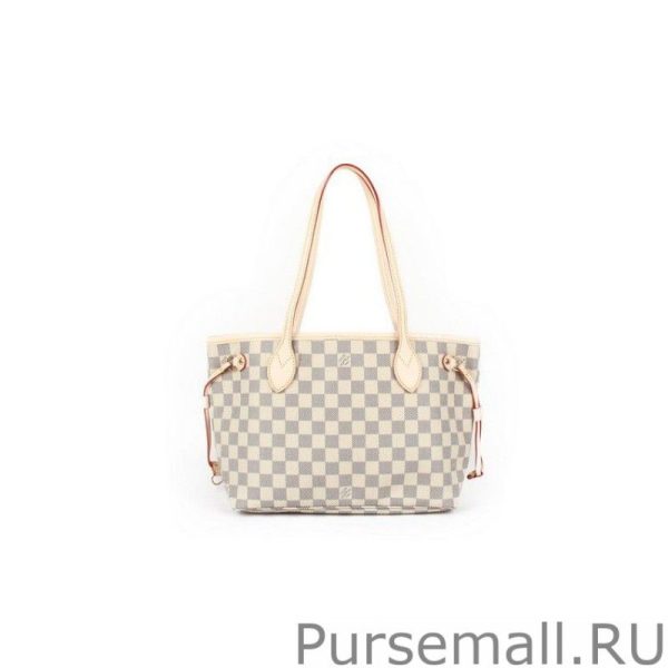Neverfull PM Damier Azur Canvas N51110 - Image 3