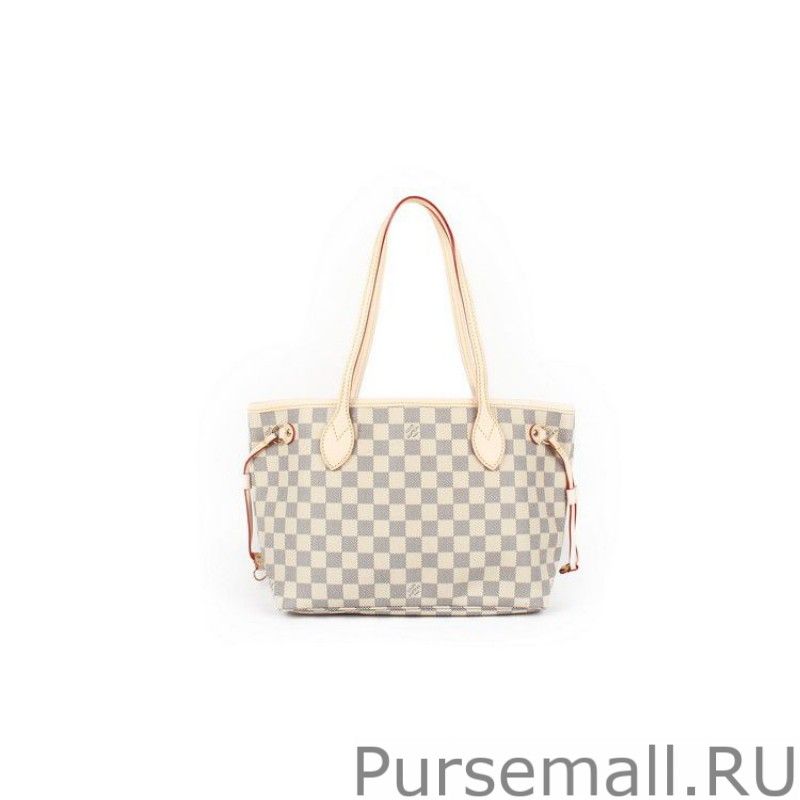 Neverfull PM Damier Azur Canvas N51110 - Image 3