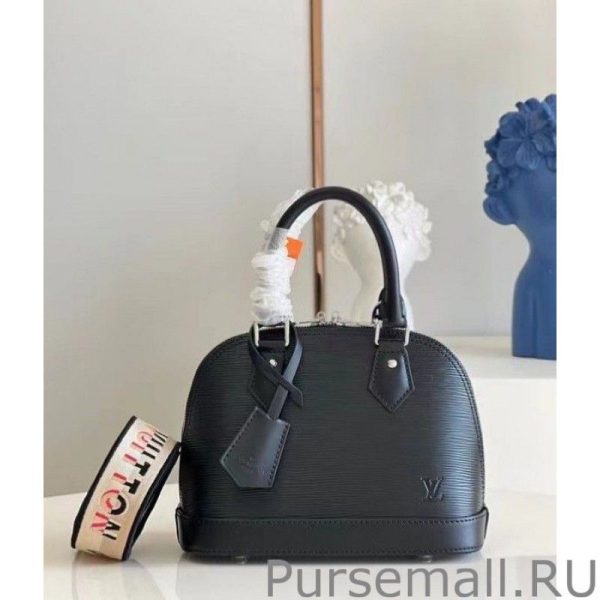Epi Alma BB Bag With Jacquard Strap M59217 - Image 3