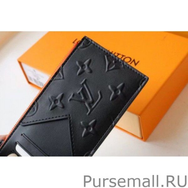 Coin Card Holder Monogram Leather M80827 - Image 3