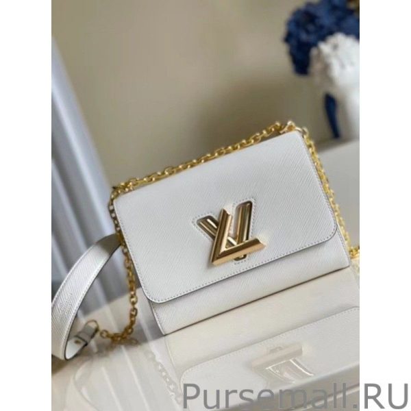 Twist MM Bag In White Epi Leather M55513 - Image 3