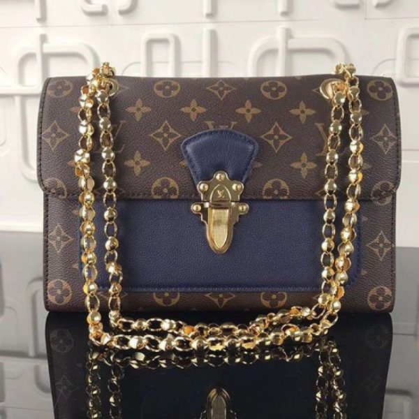 Victoire Monogram Canvas M44038 Navy Blue - Image 3