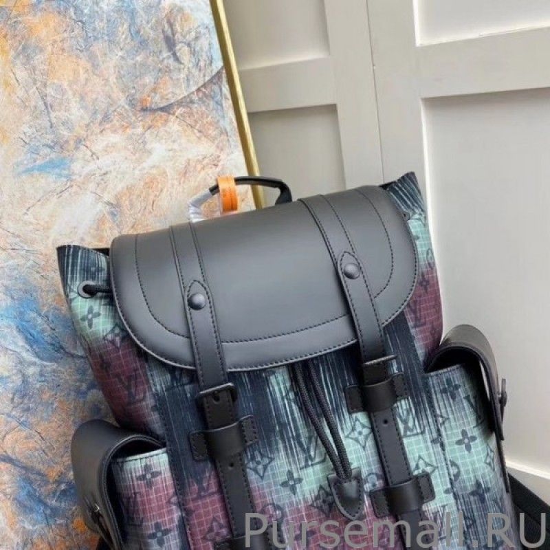 Christopher PM Backpack Monogram Camouflage M56411 - Image 3