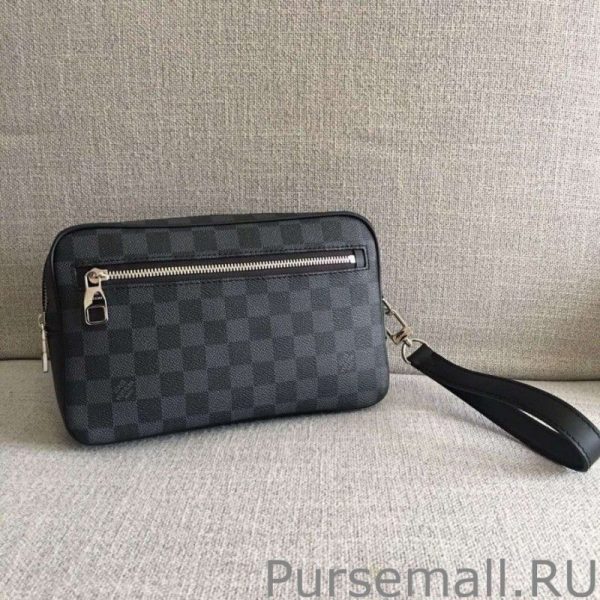 Kasai Clutch Damier Graphite N41664 - Image 3