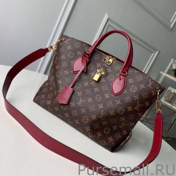 Flower Zipped Tote MM Monogram M44348 - Image 3