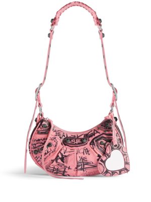 Balenciaga Le Cagole XS Graffiti shoulder bag