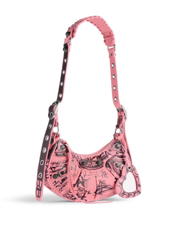 Balenciaga Le Cagole XS Graffiti shoulder bag - Image 3